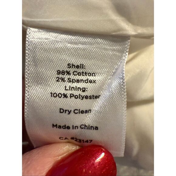 Talbots Size 6 Petite Faux Wrap Sleeveless A-Line Dress Green Ombre Leaf Print - Picture 12 of 12